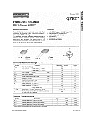 DataSheet FQB4N90 pdf